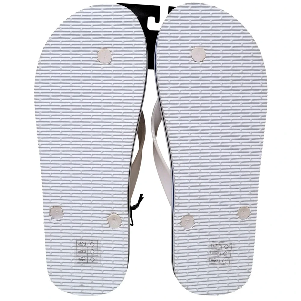 Armani Exchange Men Logo Colorblock Flip Flop Sandals Size US 8 White Blue